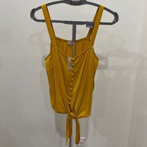 Madewell Button-Front Tie Tank